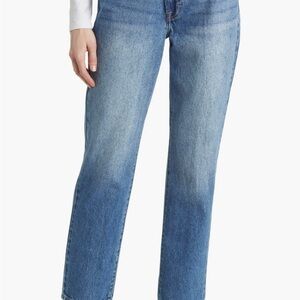 Hidden Brand Jeans Crossover High Waist Straight Leg Jeans